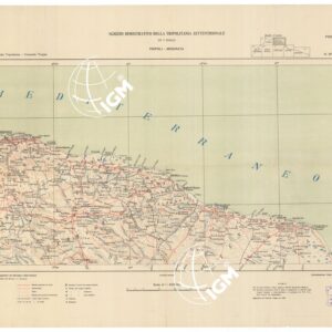 SCHIZZO DIMOSTRATIVO DELLA TRIPOLITANIA SETTENTRIONALE - Foglio II TRIPOLI - MISURATA