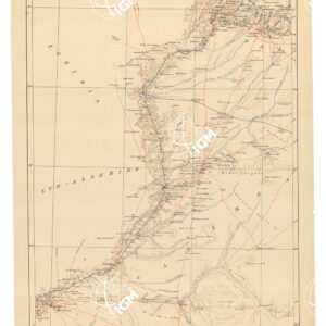 SCHIZZO DIMOSTRATIVO DELLA TRIPOLITANIA SETTENTRIONALE - Foglio III NALUT - GADAMES