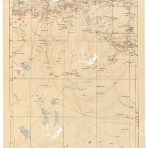 SCHIZZO DIMOSTRATIVO DELLA TRIPOLITANIA SETTENTRIONALE - Foglio IV GIADO - MIZDA