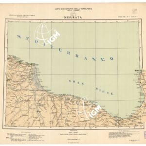 CARTA DELLA TRIPOLITANIA -Tavola 7 Foglio 2 MISURATA