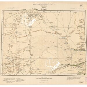 CARTA DELLA TRIPOLITANIA -Tavola 7 Foglio 3 UBARI
