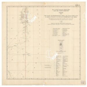 CARTA DEL CONFINE DELIMITATO FRA LA SOMALIA ITALIANA E LA COLONIA E PROTETTORATO DEL CHENIA - Foglio 2