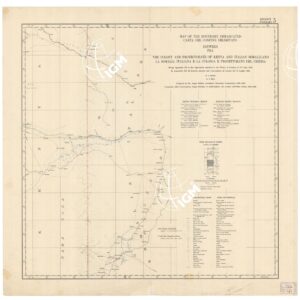 CARTA DEL CONFINE DELIMITATO FRA LA SOMALIA ITALIANA E LA COLONIA E PROTETTORATO DEL CHENIA - Foglio 3