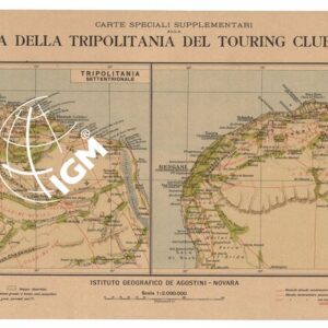 CARTA DELLA TRIPOLITANIA A CIRENAICA DEL TOURING CLUB ITALIANO - Foglio 2