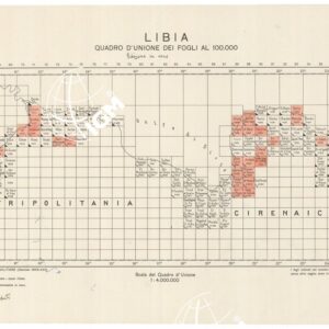 CARTA DELLA LIBIA - QUADRO D'UNIONE