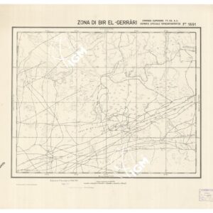 CARTA DELLA LIBIA- ZONA DI BIR EL-GERRARI - Foglio 1691