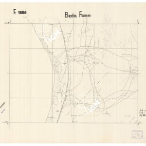 CARTA DELLA LIBIA - BEDA FOMM Foglio 1888
