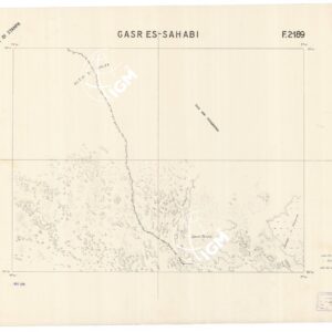 CARTA DELLA LIBIA - GASR ES-SAHABI - Foglio 2189