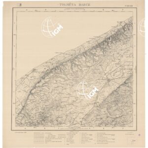 CARTA DELLA LIBIA - TOLMETA BARCE - Foglio 1389-1489