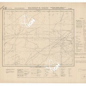 CARTA DELLA LIBIA - HALAIEGAT EL HALLAG - Foglio 1890