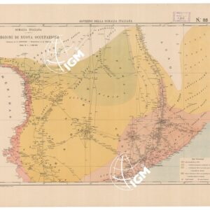 SOMALIA ITALIANA. REGIONI DI NUOVA OCCUPAZIONE