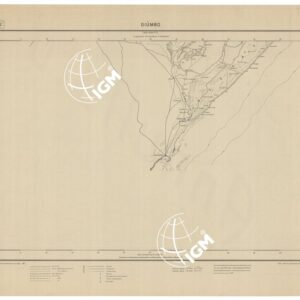 CARTA DIMOSTRATIVA DELLA SOMALIA ITALIANA. I.G.M. - Foglio 1 GIUMBO