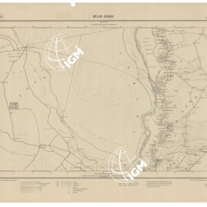 CARTA DIMOSTRATIVA DELLA SOMALIA ITALIANA. I.G.M. - Foglio 2 GELIB (GIUBA)