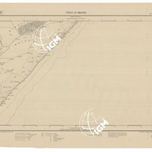 CARTA DIMOSTRATIVA DELLA SOMALIA ITALIANA. I.G.M. - Foglio 3 POZZI DI MACASI