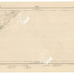 CARTA DIMOSTRATIVA DELLA SOMALIA ITALIANA. I.G.M. - Foglio 6 BRAVA