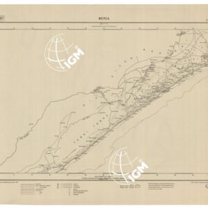 CARTA DIMOSTRATIVA DELLA SOMALIA ITALIANA. I.G.M. - Foglio 9 MERCA