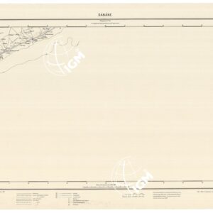 CARTA DIMOSTRATIVA DELLA SOMALIA ITALIANA. I.G.M. - Foglio 10 DANANE