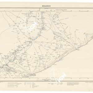 CARTA DIMOSTRATIVA DELLA SOMALIA ITALIANA. I.G.M. - Foglio 14 MOGADISCIO