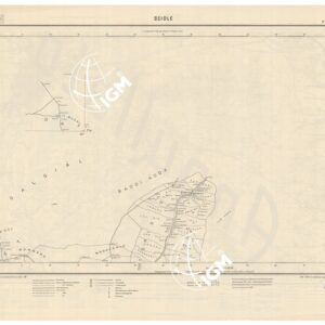 CARTA DIMOSTRATIVA DELLA SOMALIA ITALIANA. I.G.M. - Foglio 19 SCIOLE