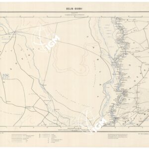 CARTA DIMOSTRATIVA DELLA SOMALIA ITALIANA. I.G.M. - Foglio 2 GELIB - GIUBA - a colori