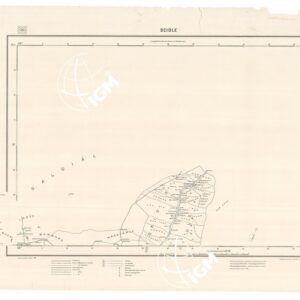 CARTA DIMOSTRATIVA DELLA SOMALIA ITALIANA. I.G.M. - Foglio 19 SCIOLE - a colori