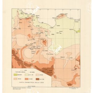 CARTA IPSOMETRICA DELLA LIBIA