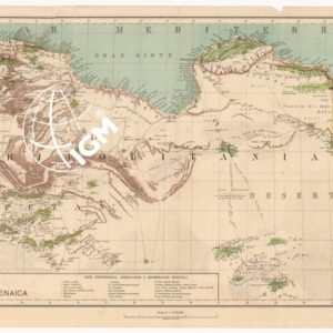 CARTA DIMOSTRATIVA DELLA TRIPOLITANIA E CIRENAICA -Tavola I TRIPOLITANIA E CIRENAICA
