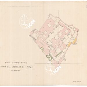 PIANTA DEL CASTELLO DI TRIPOLI