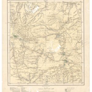 CARTA DIMOSTRATIVA DELLA LIBIA (TRIPOLITANIA) - ZELLA Foglio 19 14 A 1