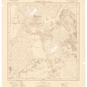 CARTA DIMOSTRATIVA DELLA LIBIA (CIRENAICA) - CUFRA (UADI EL CAFRA) Foglio 40