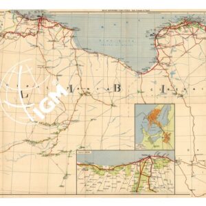 CARTA AUTOMOBILISTICA DELLA LIBIA