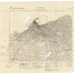 CARTA DELLA ZONA ZANZÙR-TRIPOLI-TAGIÙRA - Tavola 4 - Foglio 5 TRIPOLI IV S.E. II