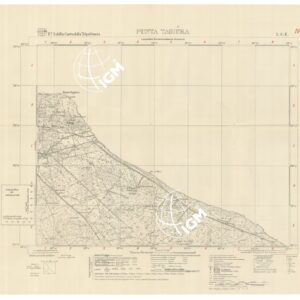 CARTA DELLA ZONA ZANZÙR-TRIPOLI-TAGIÙRA - Tavola 4 - Foglio 5 PUNTA TAGIURA I S.E. IV