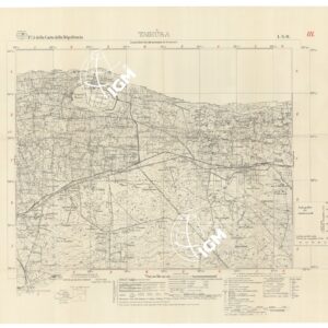 CARTA DELLA ZONA ZANZÙR-TRIPOLI-TAGIÙRA - Tavola 4 - Foglio 5 TAGIURA I S.O. III