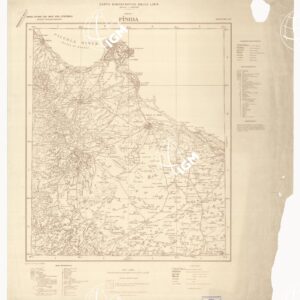 CARTA DIMOSTRATIVA DELLA LIBIA - Foglio 1 PISIDA MAGGIO 1940 XVIII