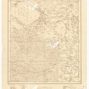 CARTA DIMOSTRATIVA DELLA LIBIA - Foglio 1BIS TOZER GIUGNO 1942 XX