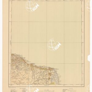 CARTA DIMOSTRATIVA DELLA LIBIA - Foglio 3 MISURATA MAGGIO 1940 XVIII