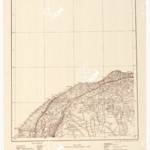 CARTA DIMOSTRATIVA DELLA LIBIA - Foglio 4 BENGASI 1940 ANNO XIX