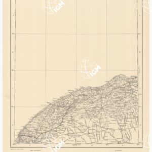 CARTA DIMOSTRATIVA DELLA LIBIA - Foglio 4 BENGASI FEBBRAIO 1941 XIX