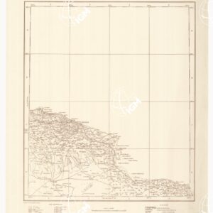 CARTA DIMOSTRATIVA DELLA LIBIA - Foglio 5 DERNA AGOSTO 1940 XVIII