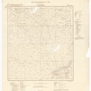 CARTA DIMOSTRATIVA DELLA LIBIA - Foglio 6 GADAMES NOVEMBRE 1939 XVIII