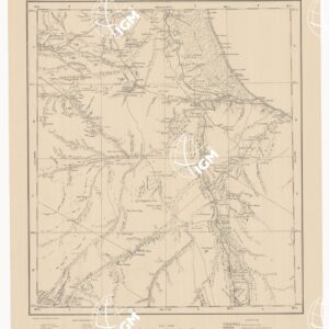 CARTA DIMOSTRATIVA DELLA LIBIA - Foglio 9 BENI ULID FEBBRAIO 1941 XIX