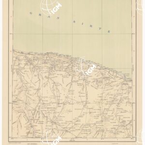 CARTA DIMOSTRATIVA DELLA LIBIA - Foglio 10 SIRTE MARZO 1934 XII