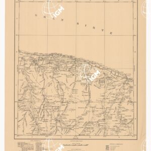 CARTA DIMOSTRATIVA DELLA LIBIA - Foglio 10 SIRTE MARZO 1934 XII