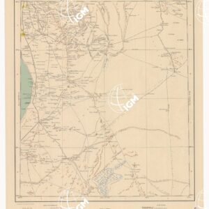 CARTA DIMOSTRATIVA DELLA LIBIA - Foglio 12 AGEDABIA FEBBRAIO 1941 XIX