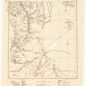 CARTA DIMOSTRATIVA DELLA LIBIA - Foglio 12 AGEDABIA EDIZIONE 1931