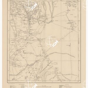CARTA DIMOSTRATIVA DELLA LIBIA - Foglio 12 AGEDABIA FEBBRAIO 1941 XIX