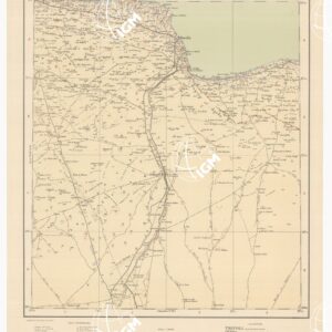 CARTA DIMOSTRATIVA DELLA LIBIA - Foglio 14 BARDIA AGOSTO 1940 XVIII
