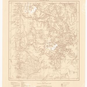 CARTA DIMOSTRATIVA DELLA LIBIA - SOCNA-HUN UFFICIO STUDI N. 19 NOVEMBRE 1934 XIII Foglio 18