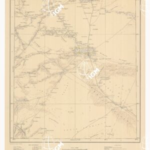 CARTA DIMOSTRATIVA DELLA LIBIA - Foglio 20 MARADA NOVEMBRE 1934 XIII